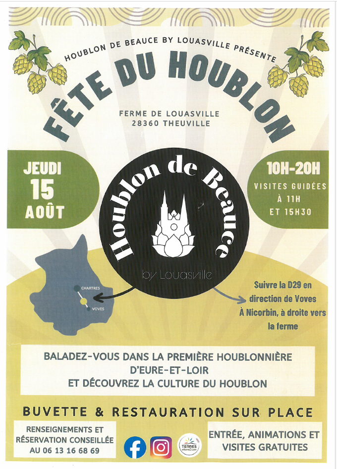 Fête du Houblon à la Ferme de Louasville (28360) Fête du Houblon à la Ferme de Louasville (28360)